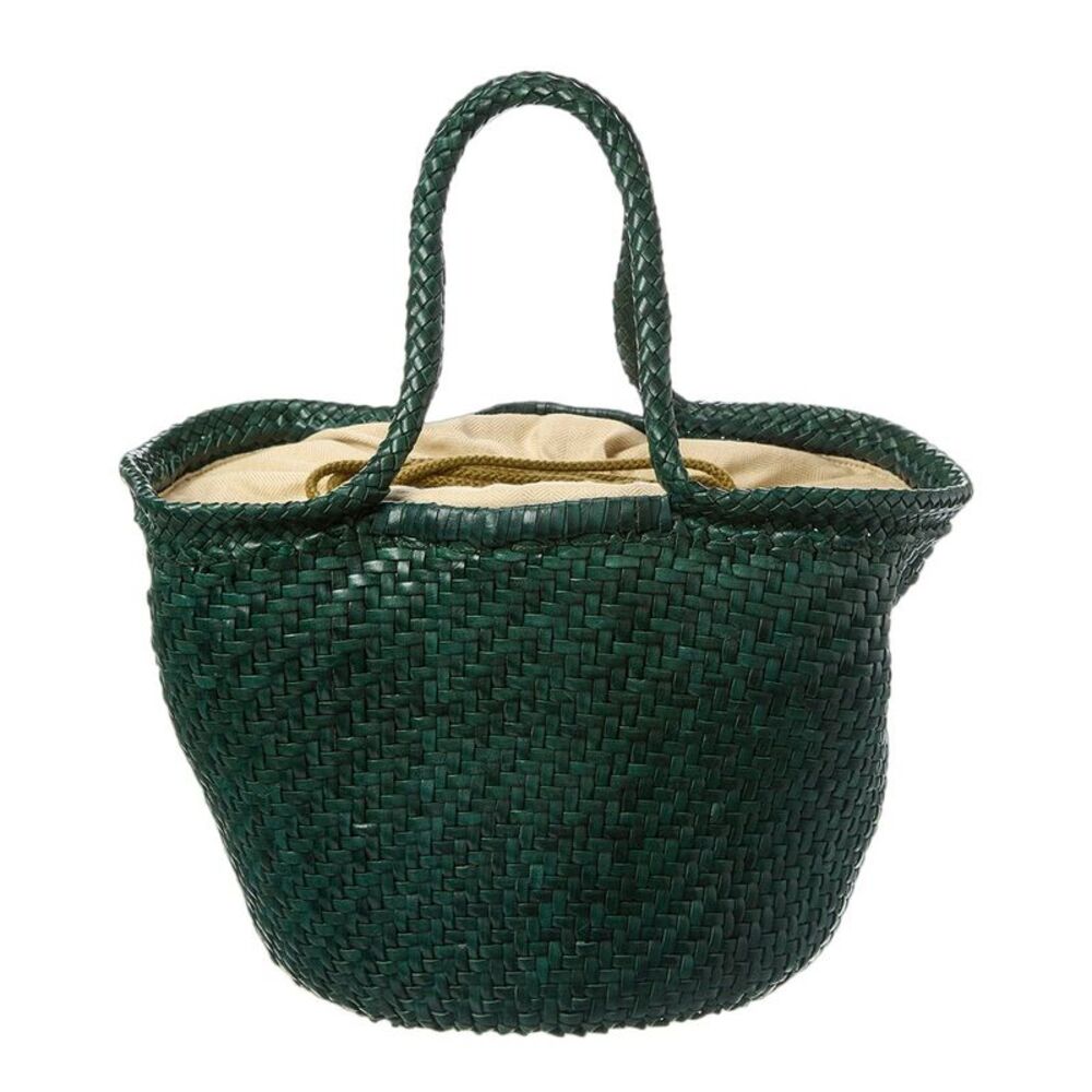 Dragon Diffusion Green Woven Tote